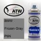 Preview: BMW, Frozen Gray, P6N: 400ml Sprühdose, von ATW Autoteile West.